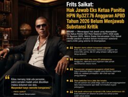 Frits Saikat: Hak Jawab Eks Ketua Panitia HPN 2026 Belum Menjawab Substansi Kritik Anggaran Rp327,76 Juta