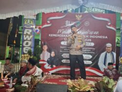 Hadiri Tasyakuran Kemerdekaan di Bintara, Kapolsek Bekasi Barat Pamit: Isi Kemerdekaan dengan Kegiatan Positif dan Jaga Kamtibmas