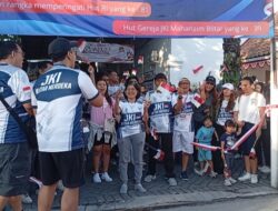 Jalan Sehat Keluarga JKI Mahanaim Merdeka, Peringati HUT RI ke-81 dan HUT Gereja ke-39
