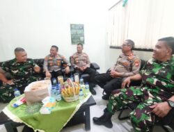 Silaturahmi Perkuat Sinergi, Kapolsek Bekasi Barat: TNI–Polri Tangan yang Tak Terpisahkan Jaga Kamtibmas