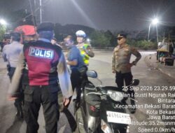 Jaga Jakarta On The Spot: Polsek Bekasi Barat Perketat Patroli & Razia, Tutup Celah Kejahatan Jalanan dan Tawuran