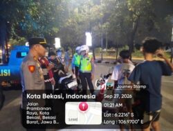Jaga Jakarta On The Spot: Kapolsek Bekasi Barat Pimpin Langsung Razia & Patroli, Tutup Celah Kejahatan Jalanan