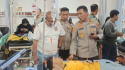 Kapolresta Sidoarjo Cek Kondisi Santri Ponpes Manbaul Hikam di Rumah Sakit, Pastikan Penanganan Maksimal