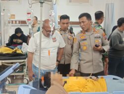 Kapolresta Sidoarjo Cek Kondisi Santri Ponpes Manbaul Hikam di Rumah Sakit, Pastikan Penanganan Maksimal