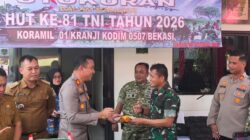 Tiga Kapolsek Bersatu di HUT TNI ke-81: Sinergitas TNI–Polri Kunci Kokohnya Kamtibmas Kota Bekasi