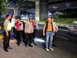 Perkuat Strong Point, Polsek Bekasi Selatan Jaga Malam Cegah Tawuran dan Balap Liar