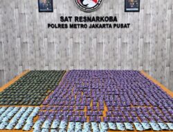 Amankan 858 Kartrid Diduga Etomidate, Polres Metro Jakarta Pusat Gagalkan Peredaran Zat Berbahaya yang Berpotensi Selamatkan Ratusan Ribu Jiwa